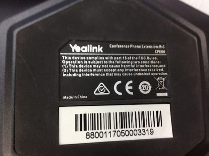 Yealink CPE80 (Pre-Owned) Expansion Microphone For CP860 Conference Phone