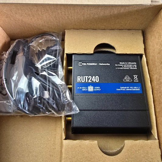 Teltonika RUT240 Industrial 4G LTE Wireless Wi-Fi Router (NEW In Box)