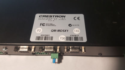 Crestron QM-MD5X1 QuickMedia Distribution Switcher Audio Processor (PreOwned)