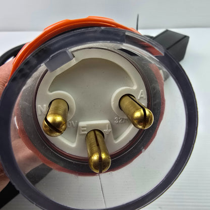 Industrial PV112-0631-0N0-01 Rack Mount 6 Way Power Rail AU & 32A Clipsal Plug