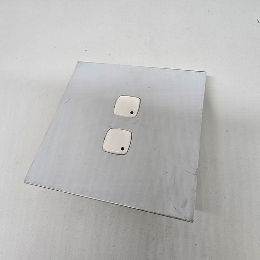 HPM H2C2 iControl 2 button Euro keypad SELV Only (NEW In Box) SS Finish