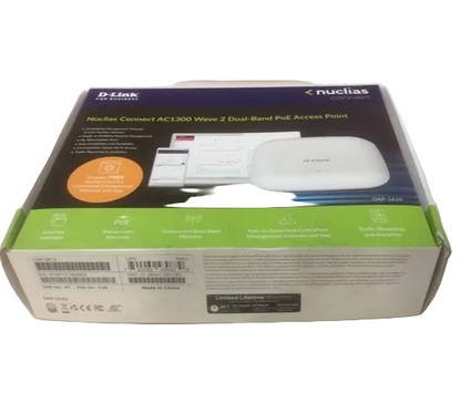 D-Link DAP-2610 Wireless AC1300 Wave 2 Dual-Band PoE Access Point (NEW In Box)