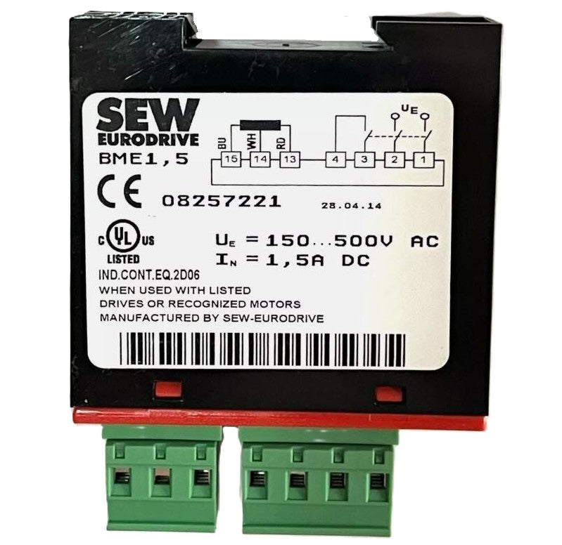 SEW rectifier module BME1.5 08257221 150...500V 1.5A DC (NEW)