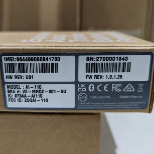 Verizon VZ-MRDZ-001-AU Equipment Asset Tracker Battery Power AI-110 (NEW In Box)