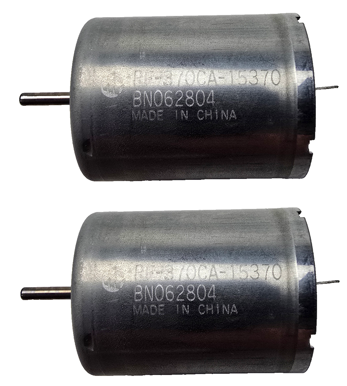 RF-370CA-15370 [Lot of 2] DC Motor 6V~12V 5600RPM Micro Round 24mm