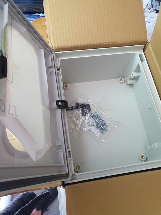 Polycarbonate light grey RAL 7035 Completed with Insulated Mounting Pan