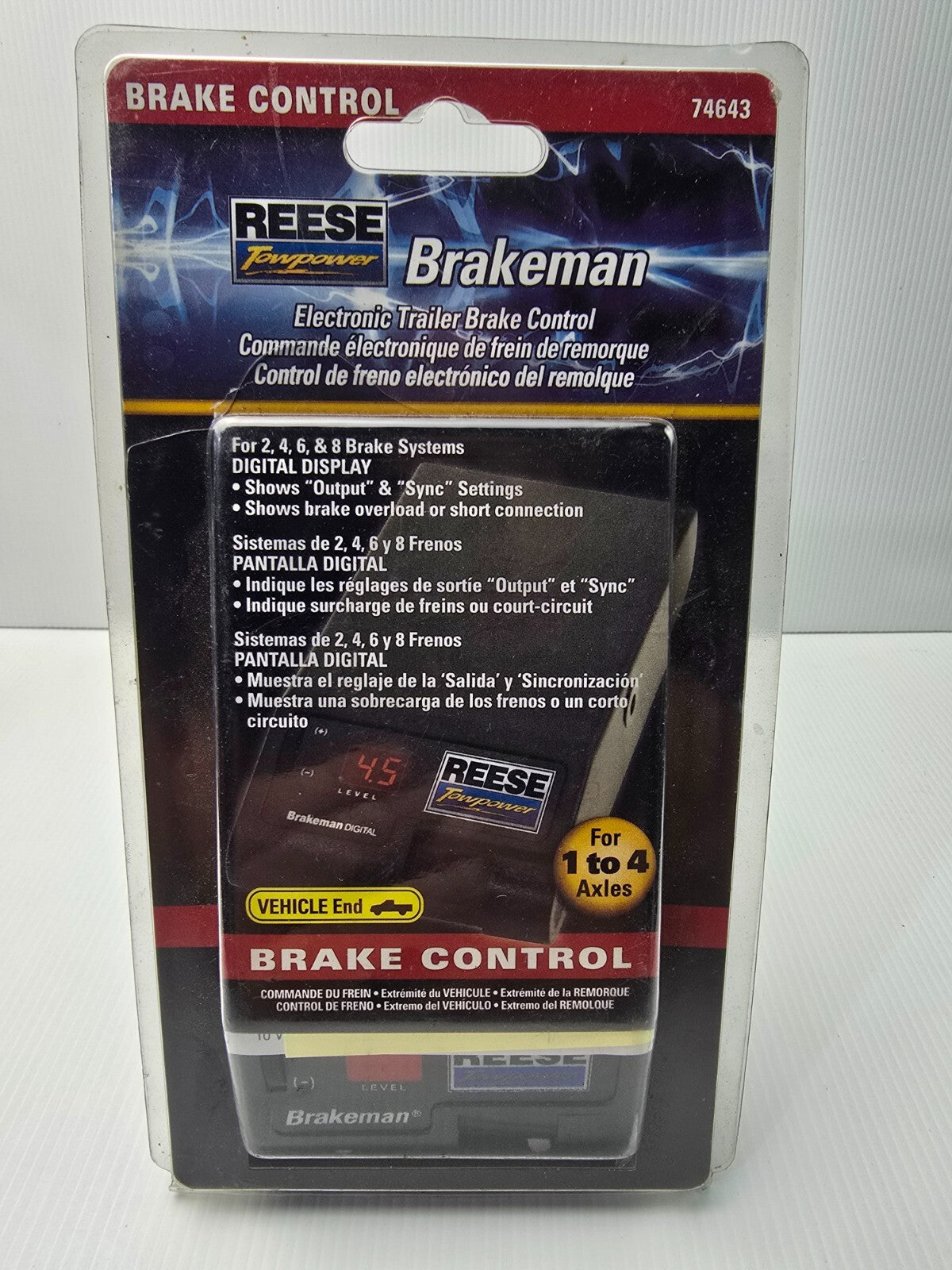 REESE 74643 Towpower Trailer Brakeman Digital Brake Control NEW Sealed