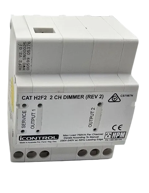 HPM H2F2 iControl 2 CH DIMMER OUTPUT 750VAx2 (NEW In Box)