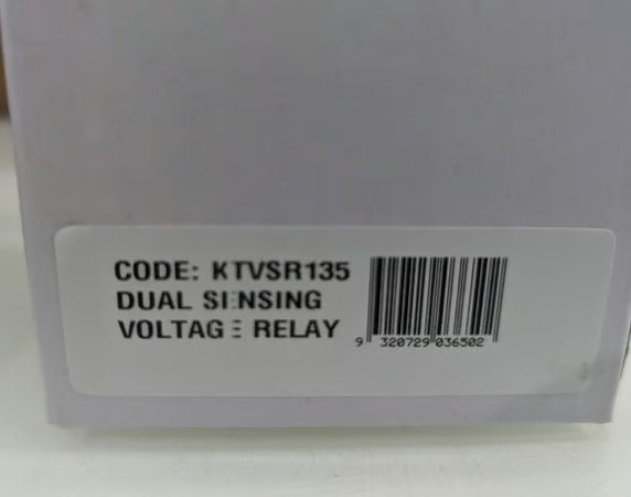 KT Cables KTVSR135 Dual Sensing Voltage Relay VSR-2008 12V 125A (NEW In Box)