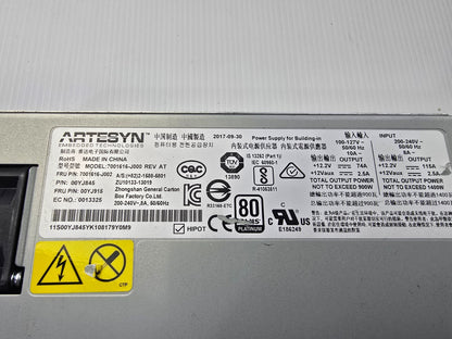 IBM Artesyn 7001616-J000 POWER SUPPLY 1400W 80 PLUS PLATINUM 200-240V 50/60HZ 8A