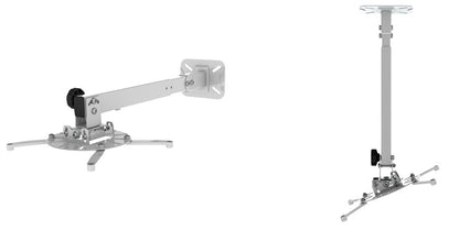 VisionMounts VM-PR15L Ceiling Projector Mounts (420-640mm) - White