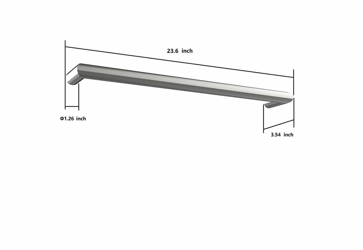MONSOON ETW71M Electric Heated Towel Rail Matte Stainless Bathroom (NEW In Box)
