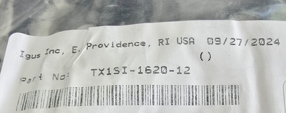 IGUS TX1SI-1620-12 IGUS TX1SI-1620-12 heavy duty bearing 200MPa 1x3/4" [5 Pack]