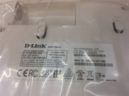 D-Link DAP-2610 Wireless AC1300 Wave 2 Dual-Band PoE Access Point (NEW In Box)