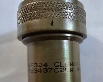 GLENAIR M85049/25-26W Circular MIL Spec Backshell Straight Size 16 (NEW)