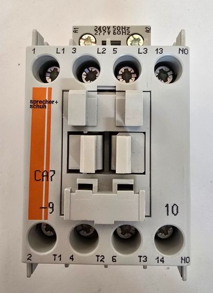 Sprecher+Schuh CA7-9-10-277 CA7 Three Pole Contactor 1xNO 240V-277V AC Coil