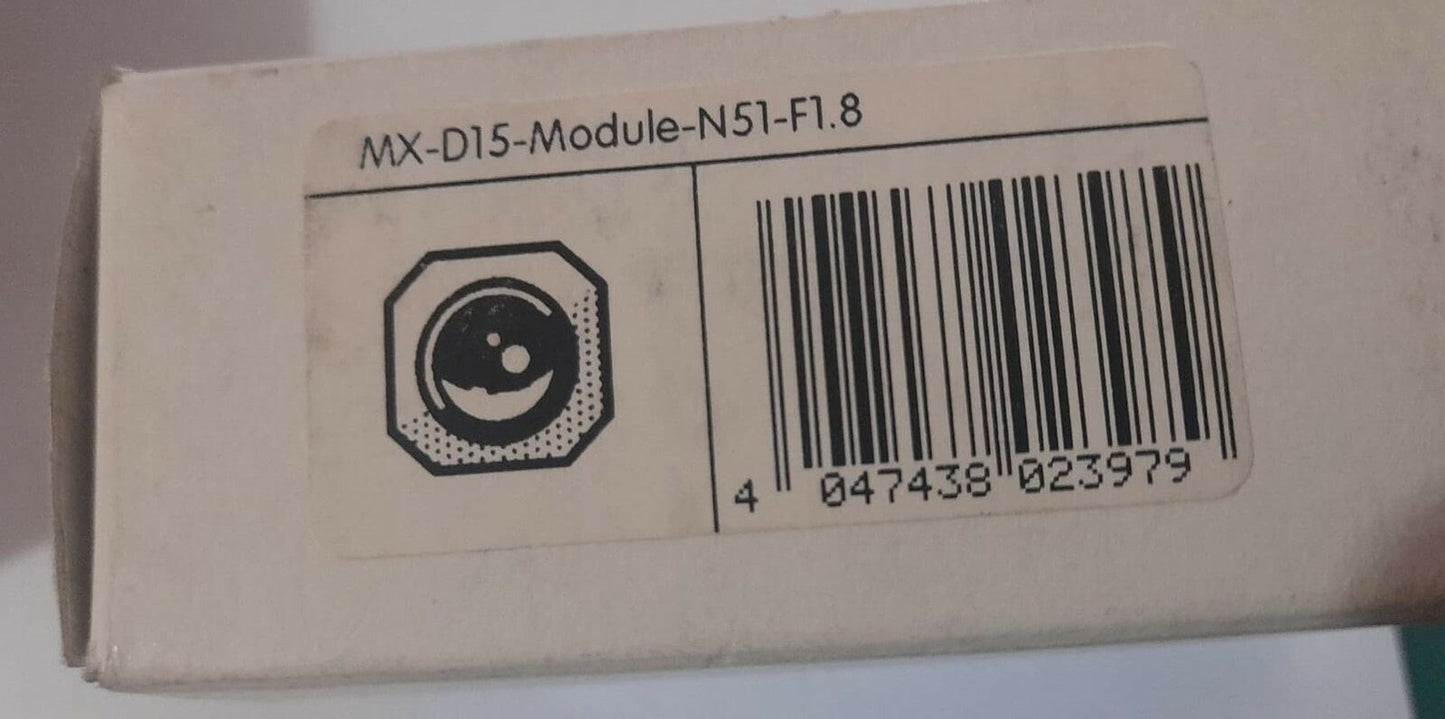 Mobotix MX-D15-Module-N51-F1.8 D15 Night Sensor D160 (New In Box)