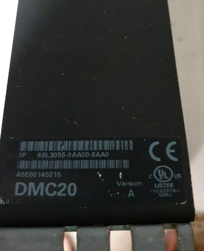 Siemens 6SL3055-0AA00-6AA0 DMC20 SINAMICS DRIVE-CLIQ HUB MODULE CABINET