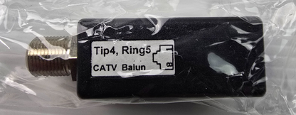 EQL E10980FR F Female CATV Balun Slim Case RJ45 Jack (NEW In Box)