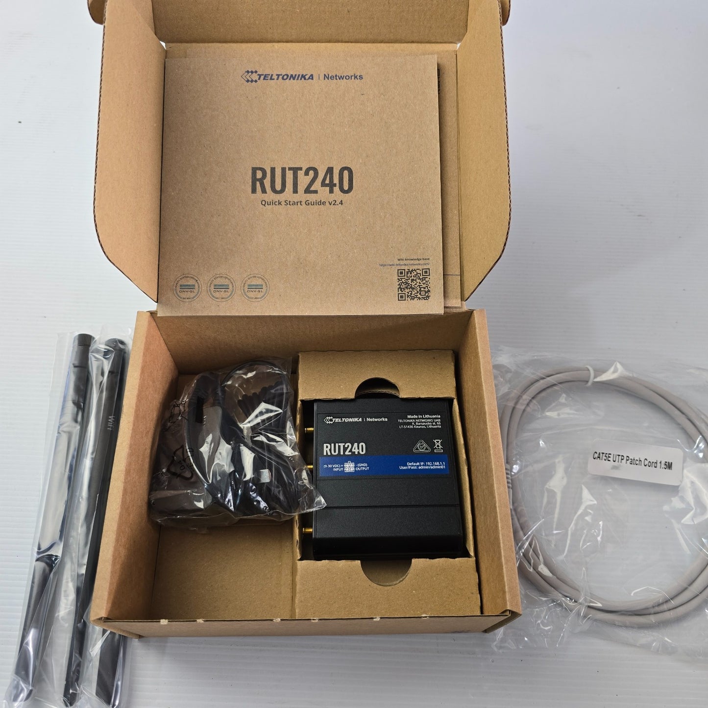 Teltonika RUT240 Industrial 4G LTE Wireless Wi-Fi Router (NEW In Box)