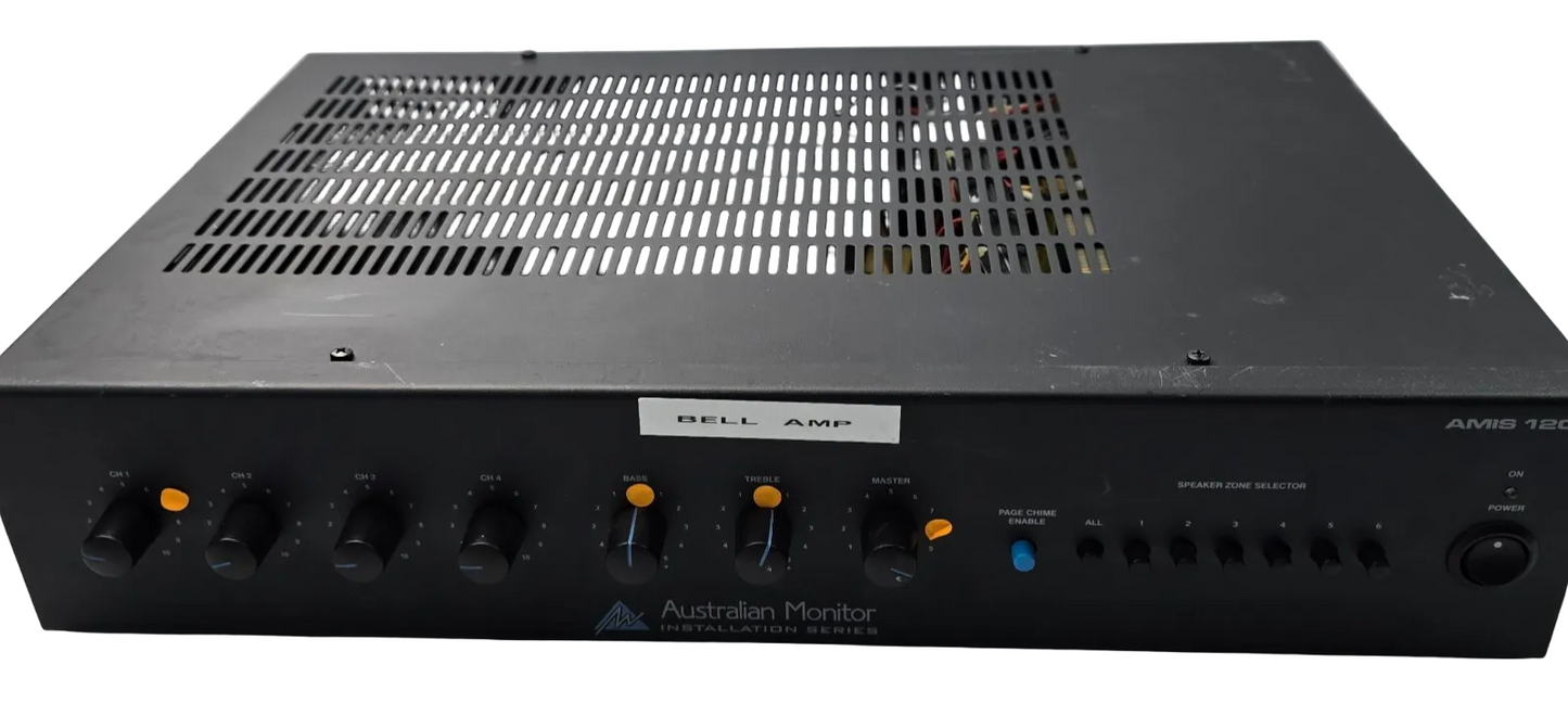 Australian Monitor AMIS120F AMIS SERIES MIXER AMPLIFIER 120W (PreOwned)