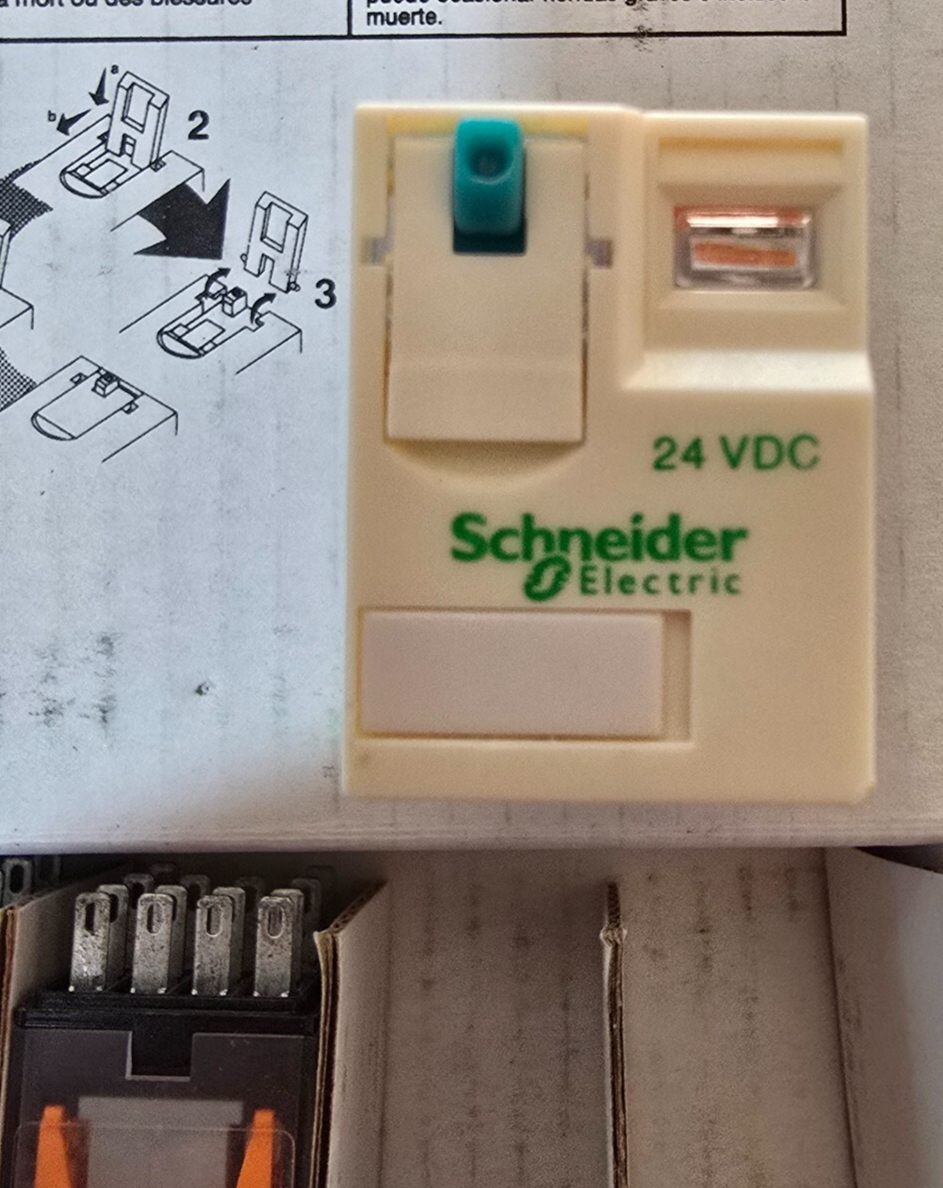 SCHNEIDER RXM4AB1BD 1PC Harmony Relays 6A 4CO lock test 24V DC (NEW From AUS)