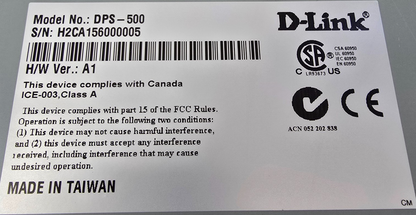 D-Link DPS-500 140W Redundant Power Supply Unit (Pre-owned)