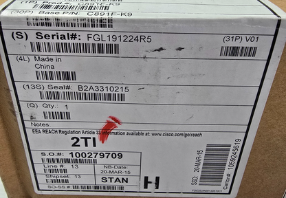 Cisco C891F-K9 890 Series Integrated Services Router (NEW In Box)