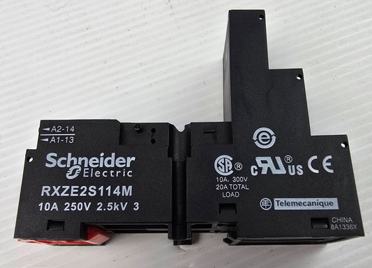SCHNEIDER RXZE2S114M Relay Socket RXM2 RXM4 Harmony screw [1PC] (NEW)