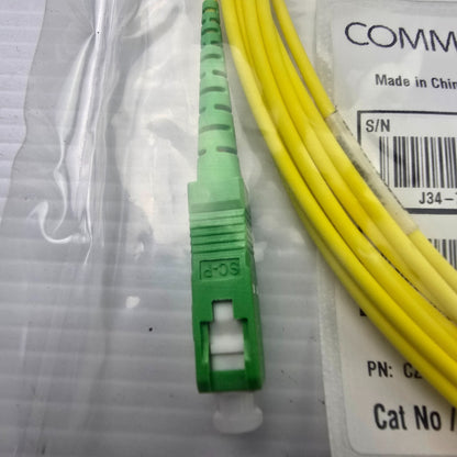 COMMSCOPE CZ4306-000 Fiber Optic Patch Cord Simplex SC/APC yellow 3.5m (NEW)