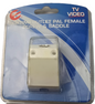 JONSA-ELLIES BPAPO1 PAL RF Female Skirting Outlet Screw & Saddle (NEW Sealed)