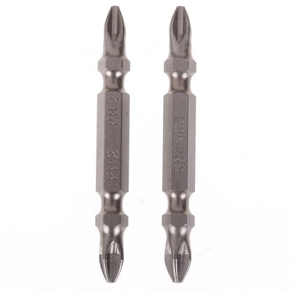 [10 Packs] Powers SB-PH2PH2X60DEC Double Ended #2 Phillips 60mm Bit Magnetic