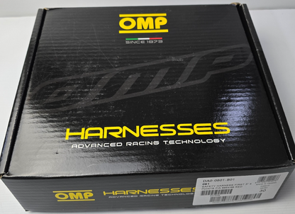 OMP DAO-0801-B01 4 Points Safety Harness 3" FIA 8854/98 Red (NEW In Box)