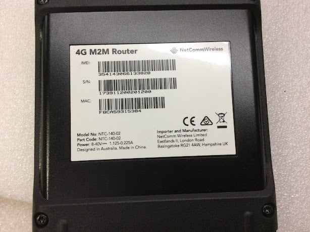 NetComm Wireless NTC-140-02 4G M2M Router SMS IoT 2xGb Ports