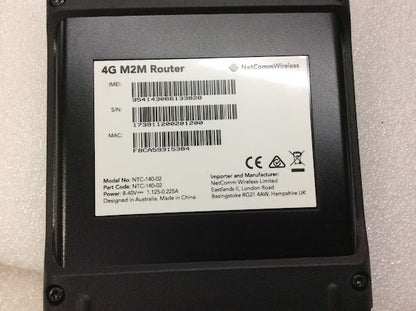 NetComm Wireless NTC-140-02 4G M2M Router SMS IoT 2xGb Ports