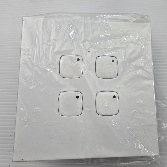HPM H2C4-1SSU2WE iControl 4 white button S/S Euro Keypad SELV Only (NEW In Box)