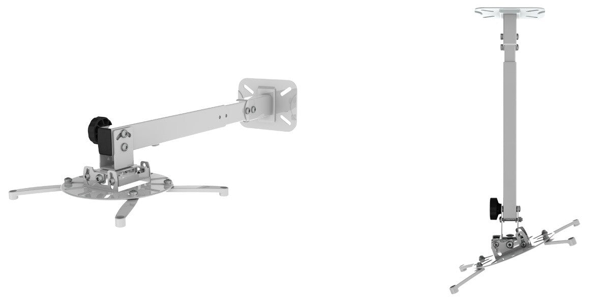 VisionMounts VM-PR15L Ceiling Projector Mounts (420-640mm) - White