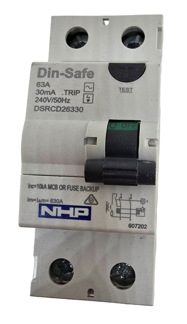 NHP Terasaki DSRCD26330 DIN-T RCCB 1P+N 63A 30MA TYPE AC (NEW In Box)