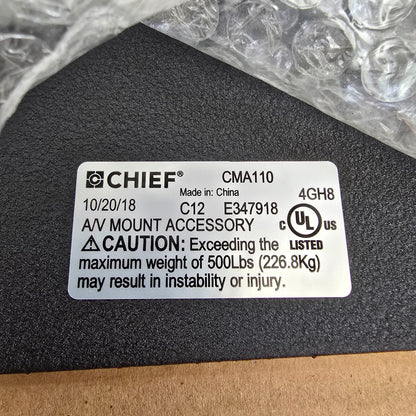 CHIEF CMA110 8-inch flat ceiling plate for projector mount