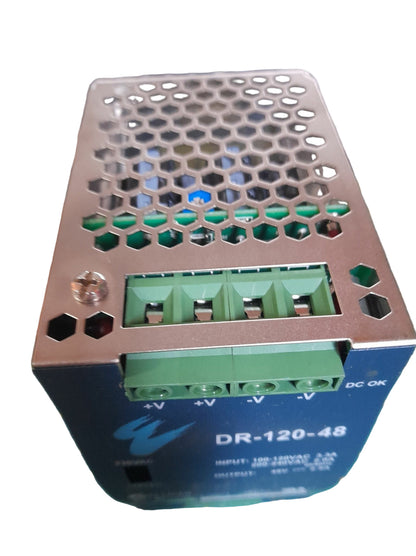 DR-120-48 120W/2.5A DIN-Rail 48VDC Industrial Power Supply