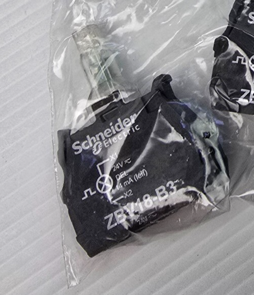 SCHNEIDER ZBV18B3 green flashing  24V LED Ø22 screw clamp terminals  (NEW AU)