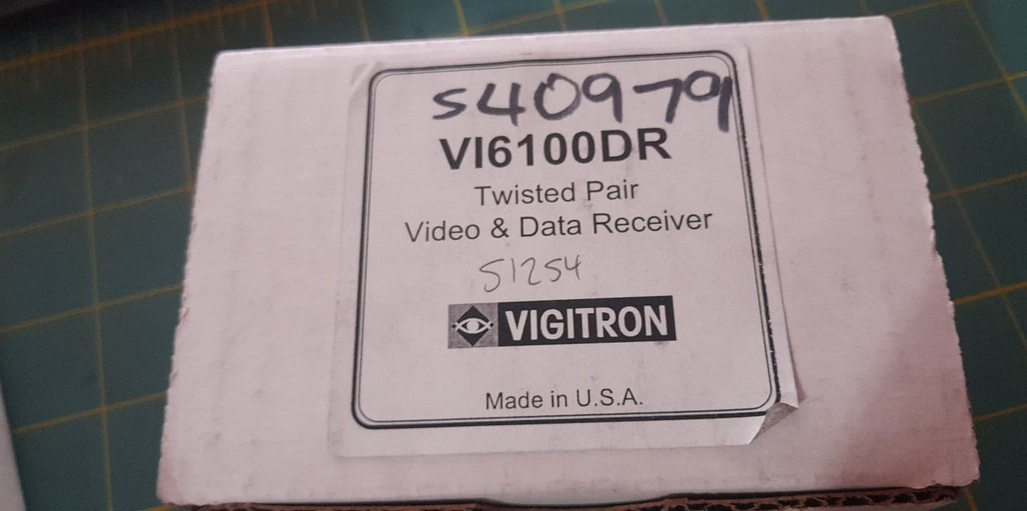 Vi6100DR Vigitron Active Video & Data Receiver Security