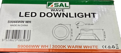 SAL S9066WW WAVE DIMMABLE LED DOWNLIGHT 3000K Warm White (NEW In Box)