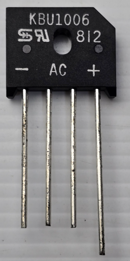 Taiwan Semiconductor KBU1006 T0 Single Phase Bridge Rectifier 10A 800V [10PACK]