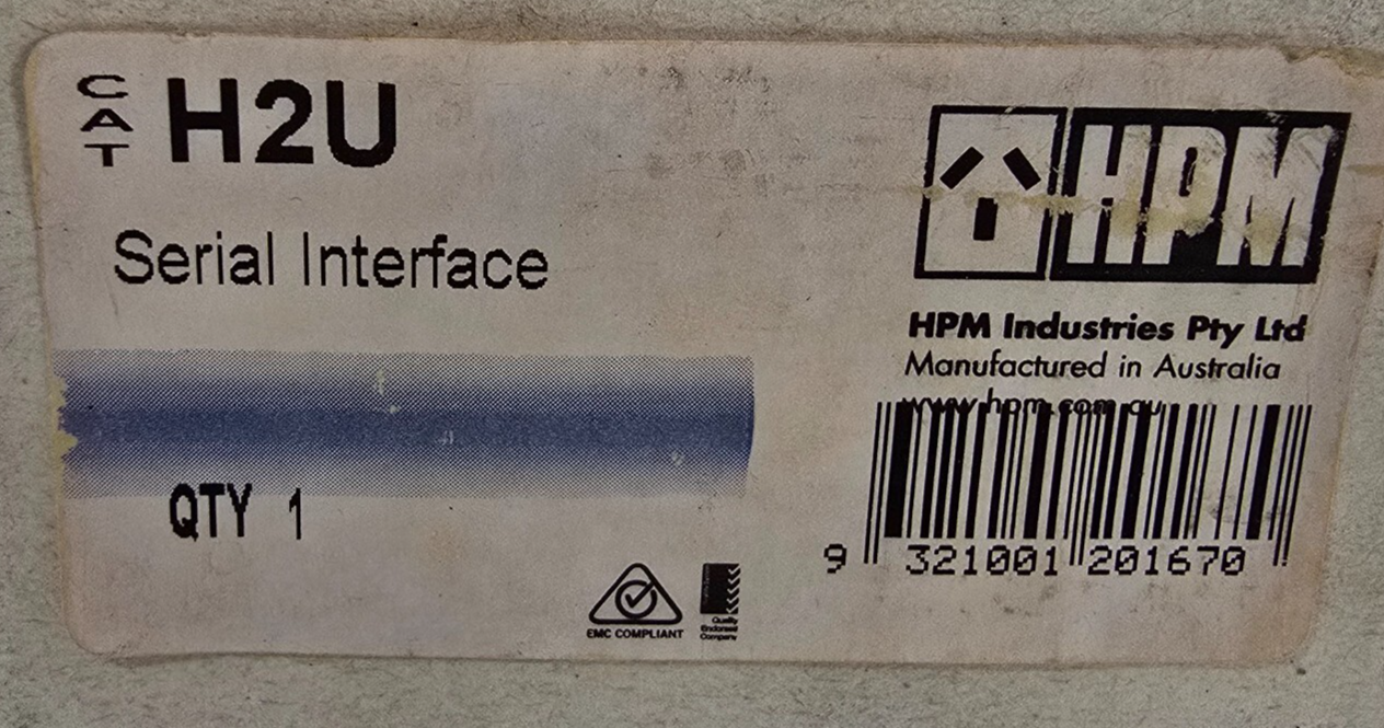 HPM H2U iControl Serial Interface SELV V0.23 HW1 (NEW In Box)