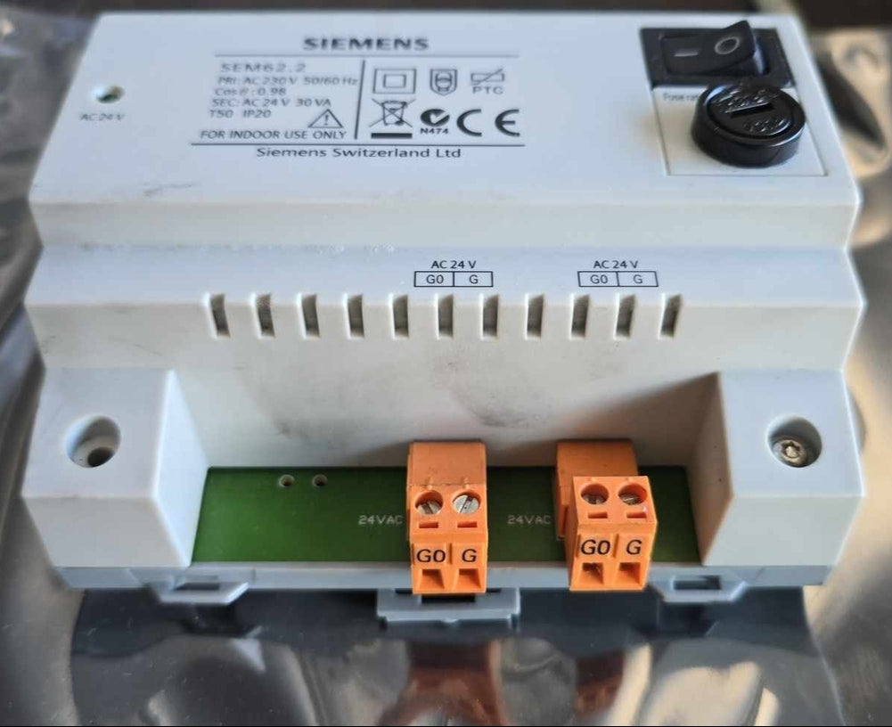 Siemens SEM62.2 Transformer 240V to 24V ,30VA