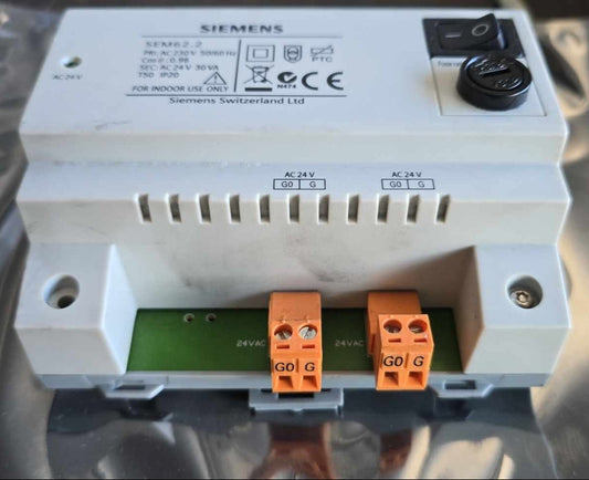 Siemens SEM62.2 Transformer 240V to 24V ,30VA