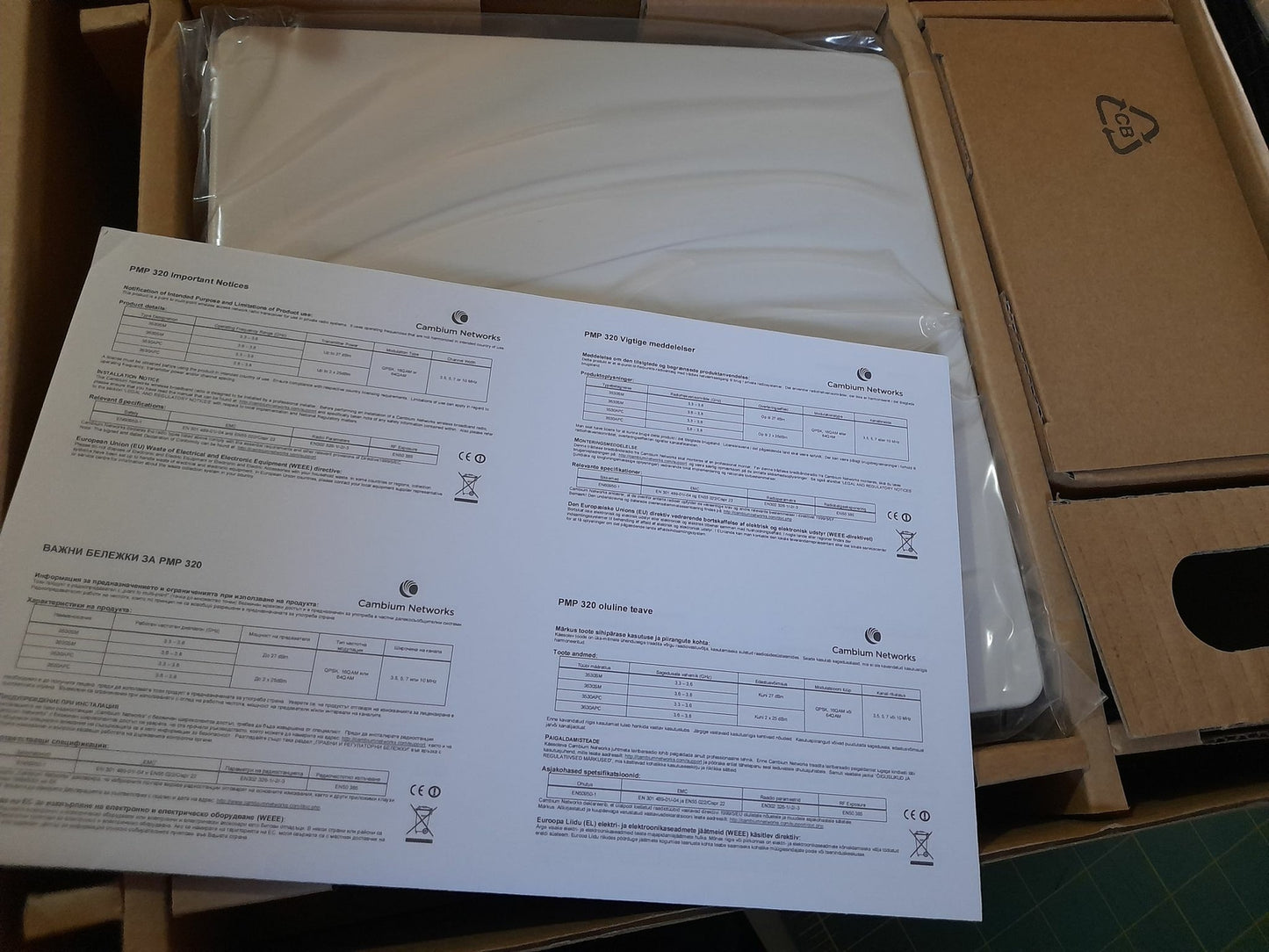 Cambium Networks 3630SM PMP 320 Integrated SM 3.65GHz