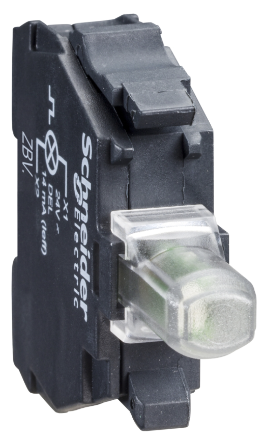 Schneider ZBVM3 Indicator Harmony XB4 green integral LED 240VAC (NEW From AUS)