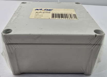 NHP NLP131308 NLINE Terminal Box Plastic IP65 130x130xD75mm Grey (NEW)